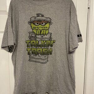 Neff x Sesame Street Oscar the Grouch ‘Talkin’ Trash’ T-Shirt Mens XL Streetwear